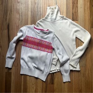 Sweater deal! Taylored look in winter white. Pre-bundled to save on shipping!